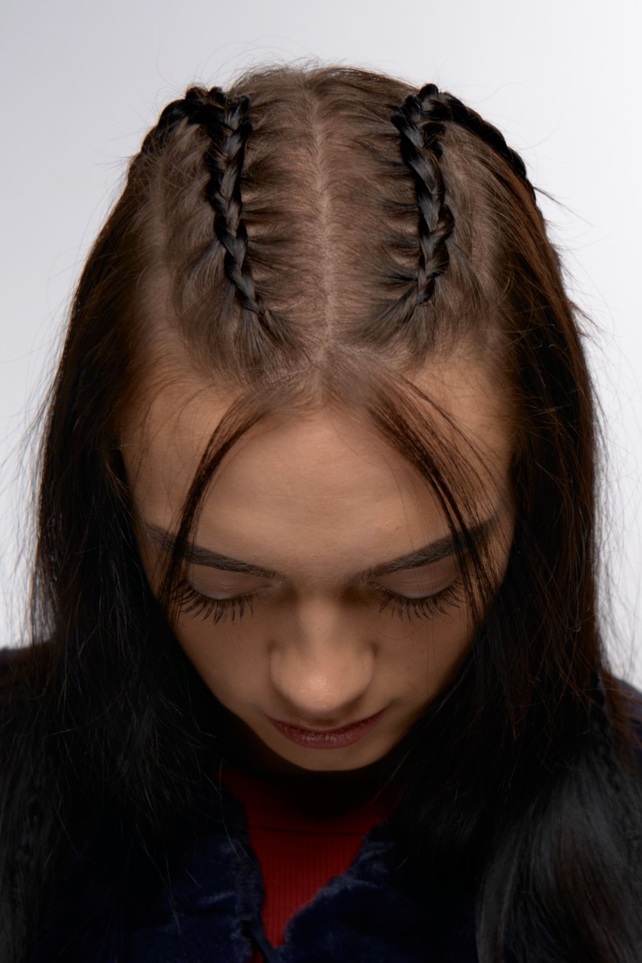 coiffure tresses collées